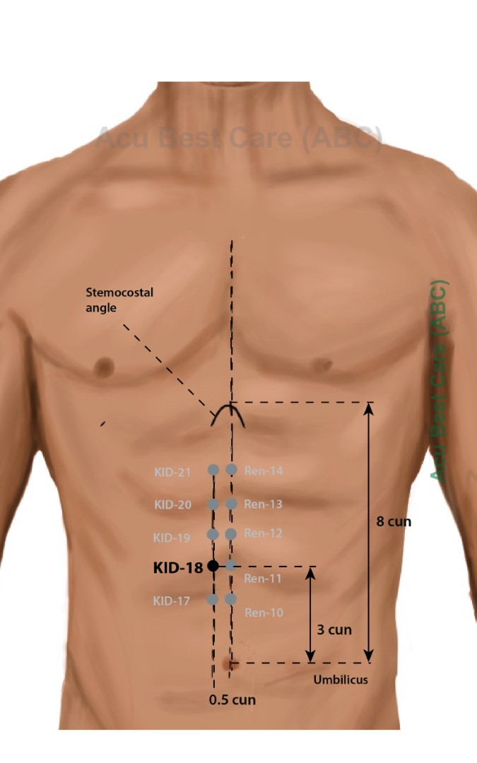 Acubestcare Meridian K-18 or KID-18